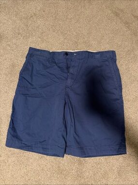 Polo by Ralph Lauren Navy Flat-Front Men's Shorts